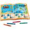 Trend Enterprises® Counting & Mazes Reusable Books & Crayons Set